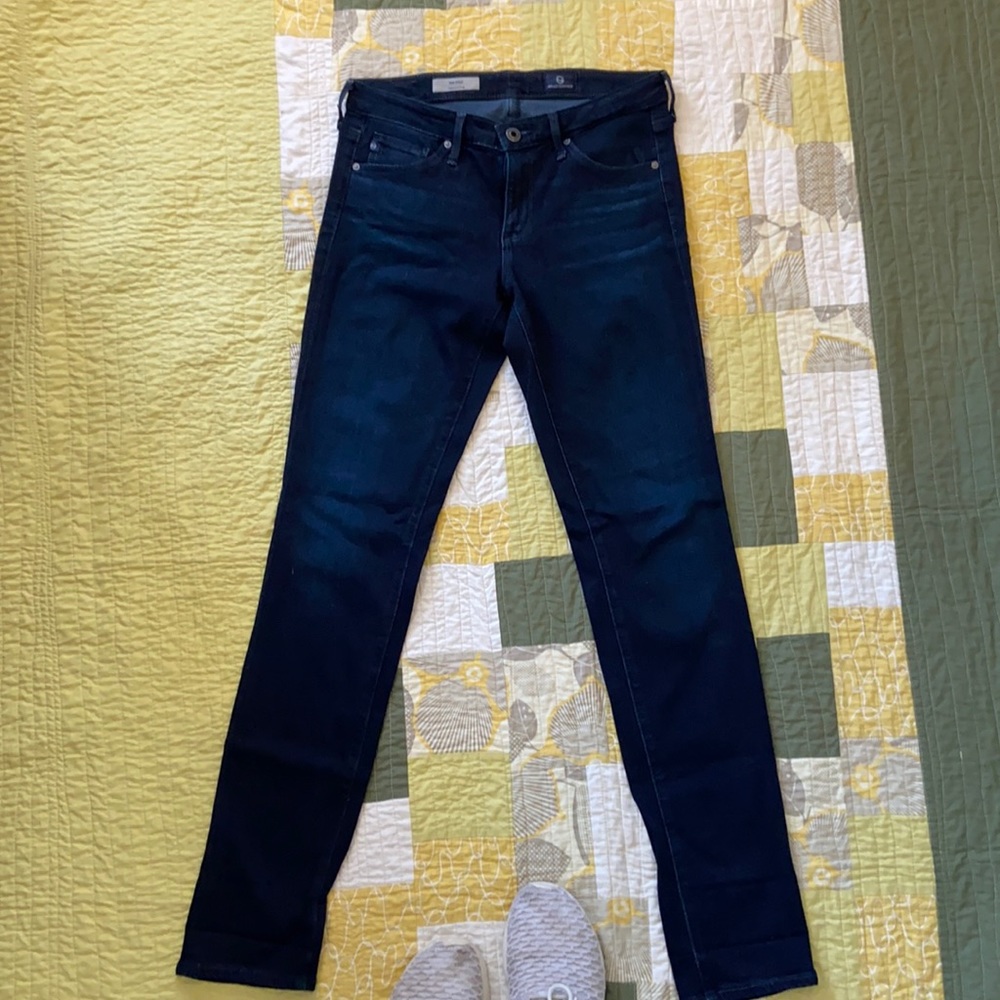 Dark blue jeans